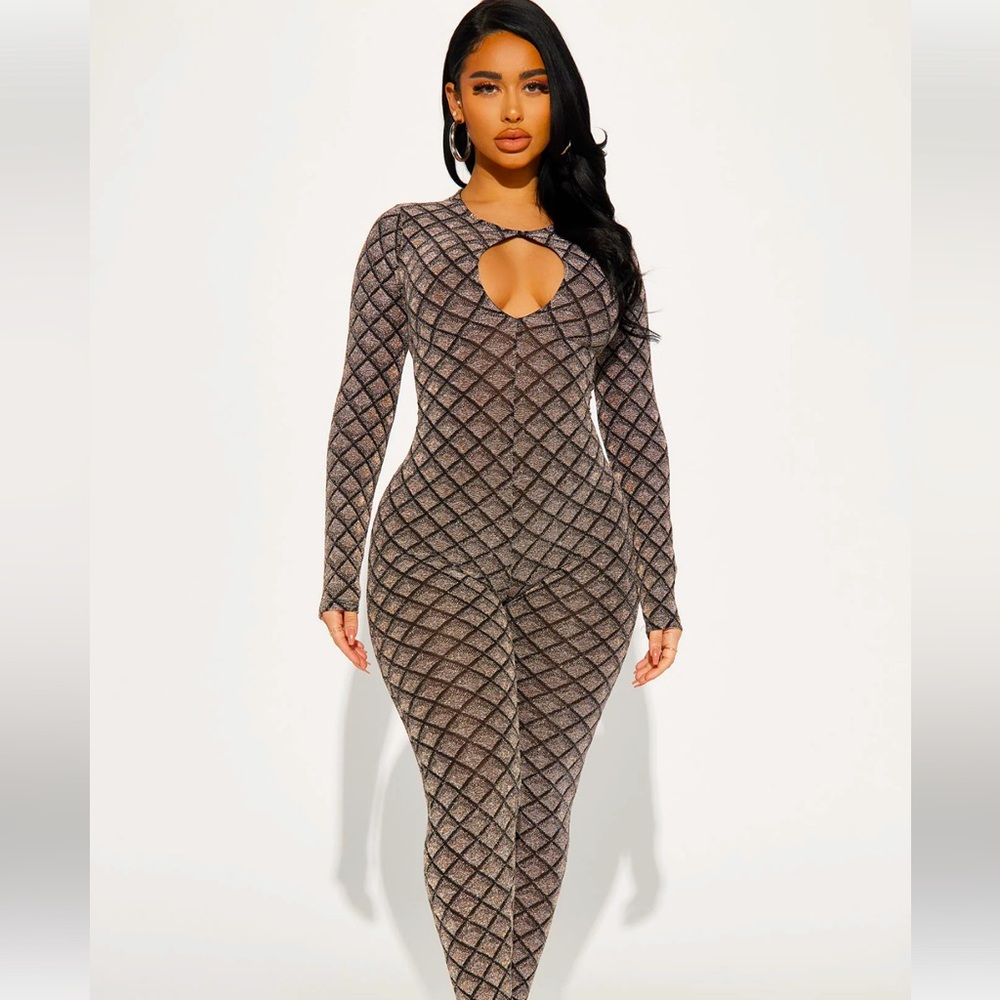 Multi- Pattern XL Jumpsuit